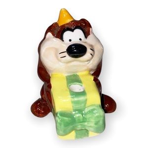RARE vintage 90’s Taz Birthday Cake Candle Holder